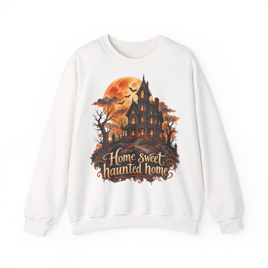 Home Sweet Haunted Home Crewneck | Gothic Victorian House Sweatshirt (Spooky Season Gift)
