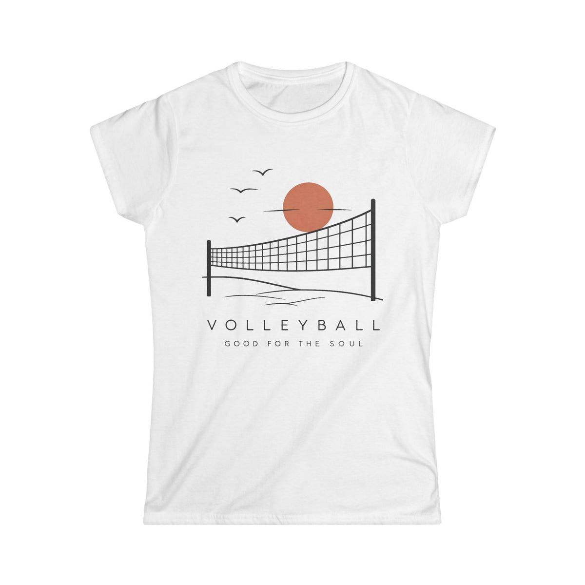 CHIRACHAYA - Minimalist Beach Volleyball Sunset