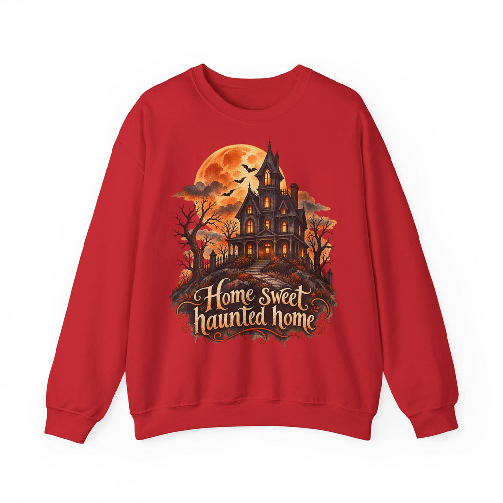Home Sweet Haunted Home Crewneck | Gothic Victorian House Sweatshirt (Spooky Season Gift)