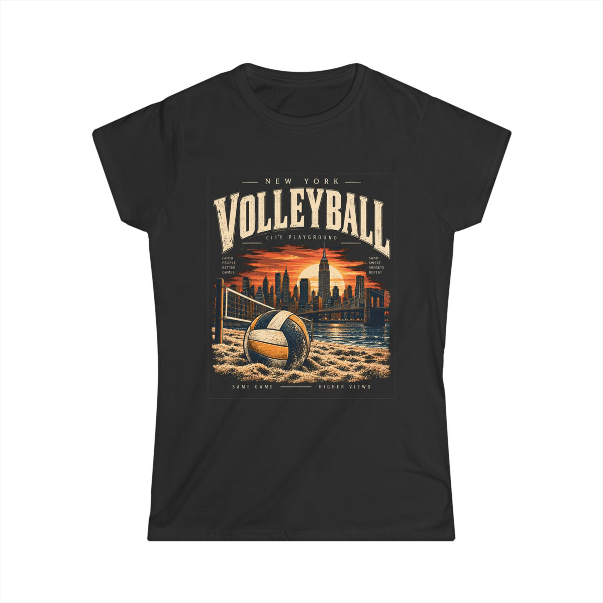 CHIRACHAYA - Affiche de volley-ball vintage de New York