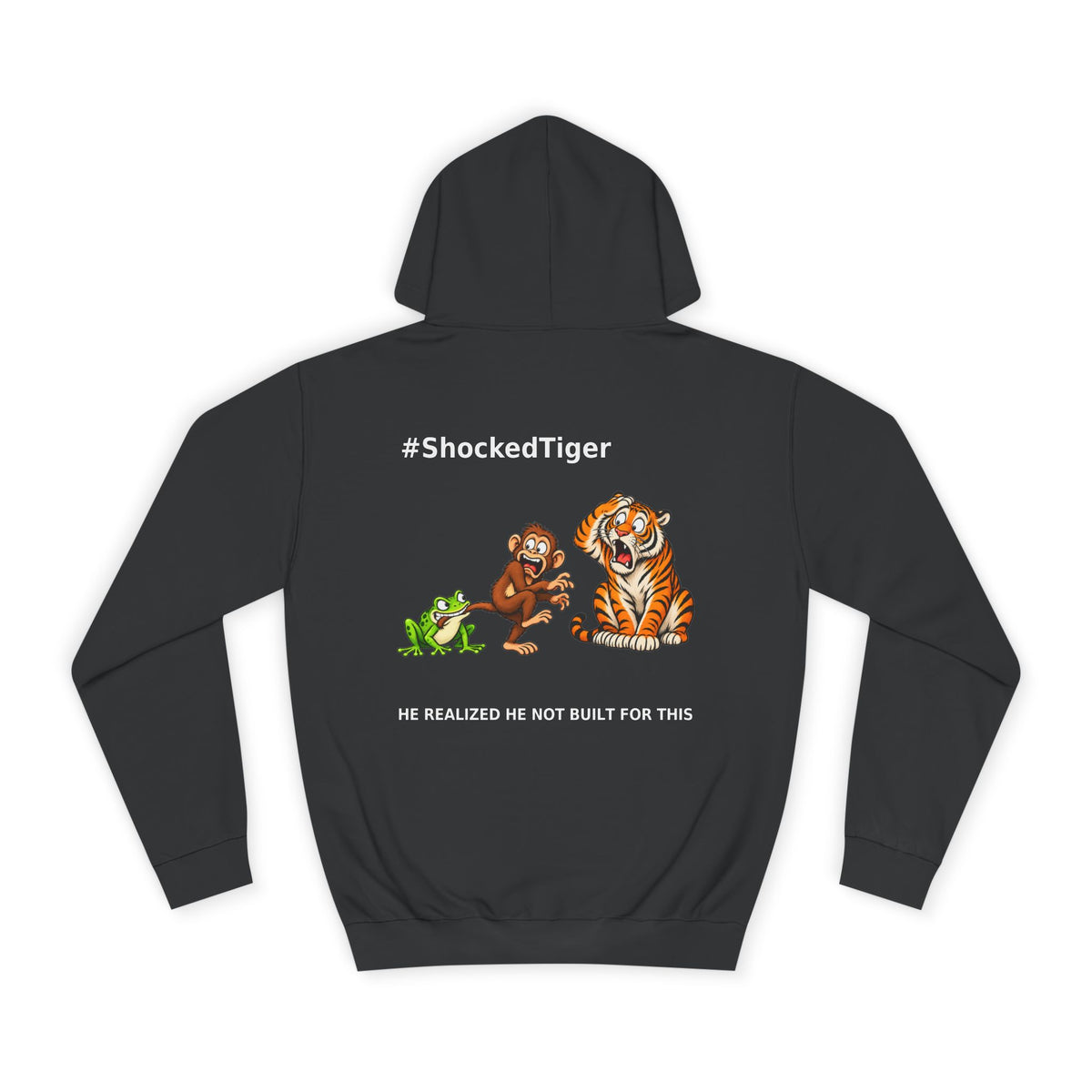 Tiger, Monkey & Frog College Hoodie — Cute Campus Animal Crewneck