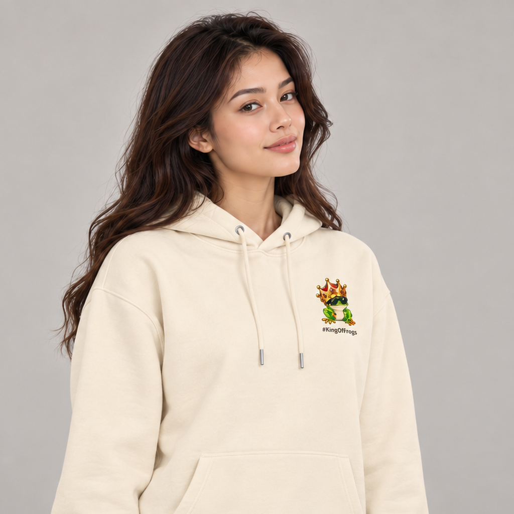 KingOfFrogs — He Realized He Not Built For This — Premium Heavyweight Hoodie