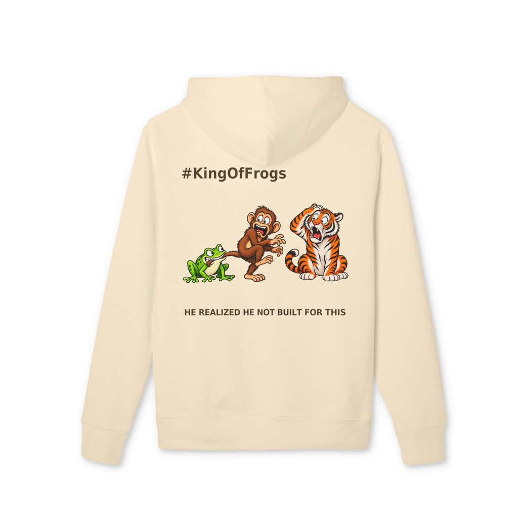 KingOfFrogs — He Realized He Not Built For This — Premium Heavyweight Hoodie