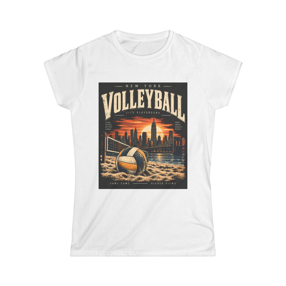 CHIRACHAYA - Affiche de volley-ball vintage de New York