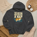This Meeting Could Have Been A Nap Hoodie | Sleeping Cat Laptop Design