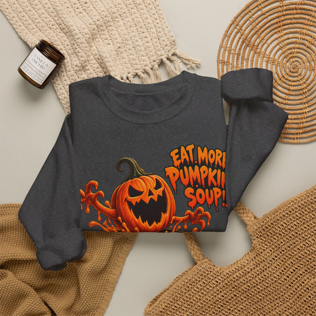 Halloween Pumpkin Soup Crewneck Sweatshirt | Spooky Season Gift