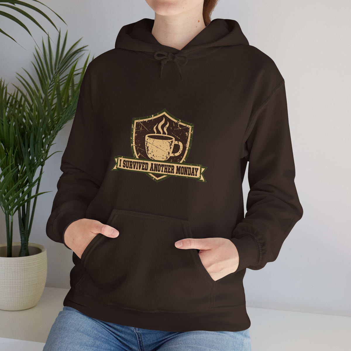I Survived Another Monday Hoodie | Tour of Duty Office Humor Sweatshirt